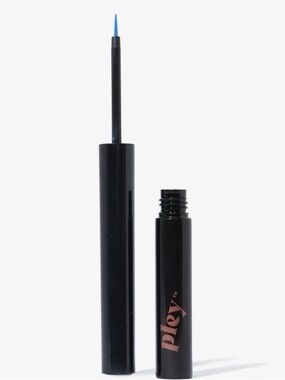 Pley Beauty Liquid Asset Foolproof Liquid Eyeliner Blue Hue Precise Felt Tip New